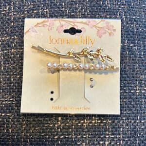 Lonna & Lilly Gold and Pearl Hair Accessories